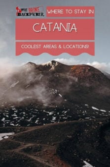 Where to Stay in Catania Pinterest Image