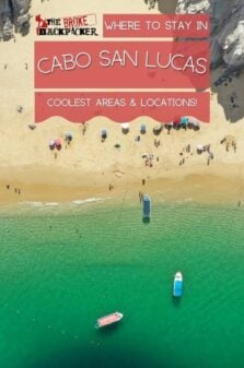 Where to Stay in Cabo San Lucas Pinterest Image