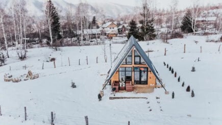 2 Bed A-Frame Cabin in Romania