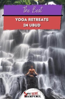 Best Yoga Retreats in Ubud Pinterest Image