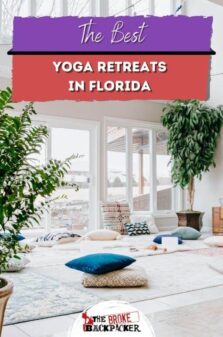 Best Yoga Retreats in Florida Pinterest Image