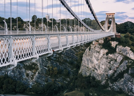 Clifton suspension Bridge in Bristol, United Kingdom.