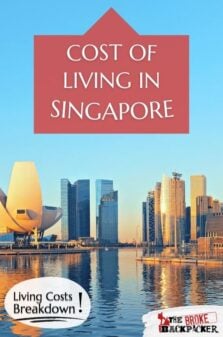 Cost of Living in Singapore Pinterest Image