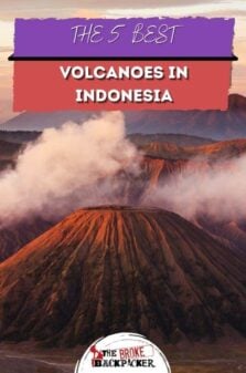 Best Volcanoes in Indonesia Pinterest Image