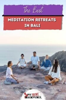 Best Meditation Retreats in Bali Pinterest Image