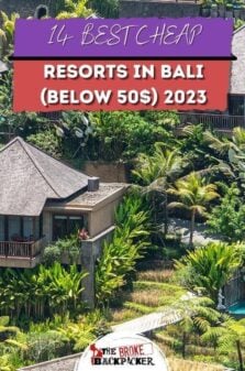 14 Best Cheap Resorts in Bali (below 50$ in 2023) Pinterest Image