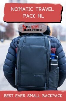 Nomatic Travel Pack 14L Review – The Best Ever Small Backpack Pinterest Image