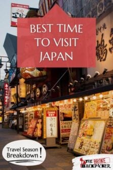 Best Time to Visit Japan Pinterest Image