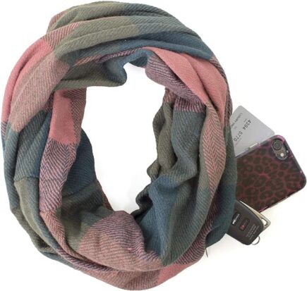travel scarf grey