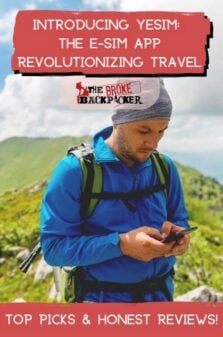 Introducing Yesim: An Honest Take on the eSIM App Revolutionizing Travel Pinterest Image