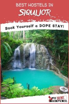 Best Hostels in Siquijor Pinterest Image