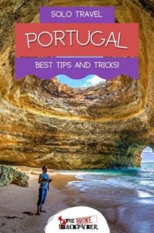 Solo Travel in Portugal Pinterest Image