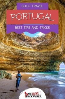 Solo Travel in Portugal Pinterest Image