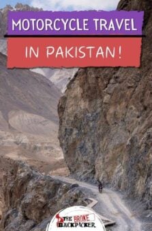 The ULTIMATE Guide to Motorcycle Travel in Pakistan (2023) Pinterest Image