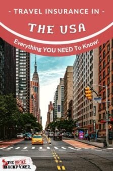 Guide To USA Travel Insurance – ALL You Need To Know Pinterest Image