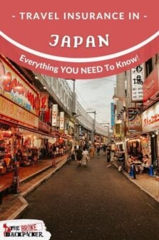 Guide To Japan Travel Insurance – ALL You Need To Know Pinterest Image