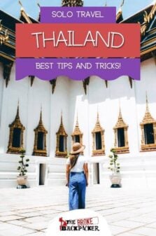 Solo Travel in Thailand Pinterest Image