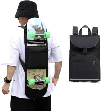 Abscalar Foldable Skateboard Backpack