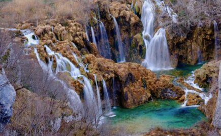 Plitvice Lakes National Park in backpacking croatia