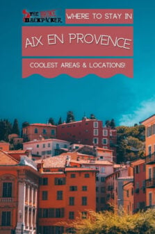 Where to Stay in Aix en Provence Pinterest Image