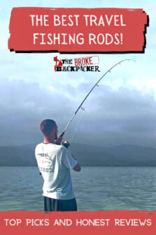 The BEST Travel Fishing Rods Pinterest Image