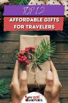 12 Affordable (Maybe Even CHEAP!) Gifts For Travelers Pinterest Image