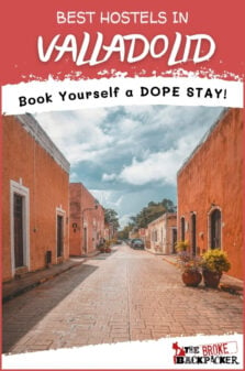Best Hostels in Valladolid, Mexico Pinterest Image