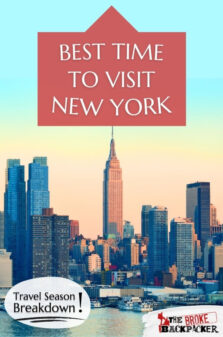 BEST Time to Visit New York Pinterest Image