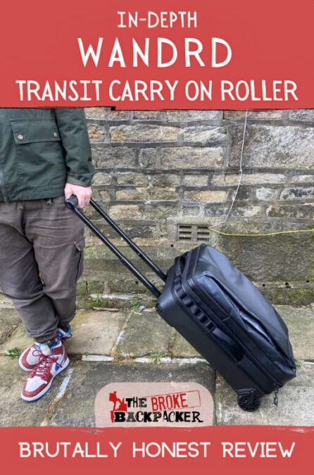 Pacchetto WANDRD Transit Carry On Roller Black Essential