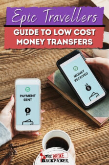EPIC Travellers Guide To Low Cost Money Transfers Pinterest Image