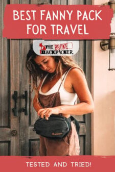 BEST Fanny Pack For Travel Pinterest Image