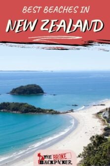 Best Beaches in New Zealand Pinterest Image