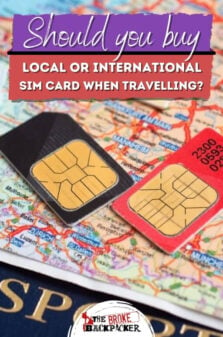 Should You Buy a Local or International Sim When Travelling Pinterest Image