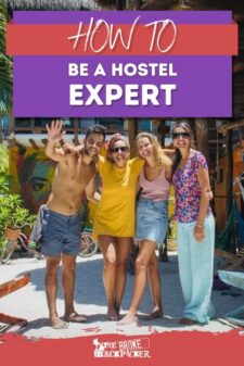 How to be a Hostel Expert Pinterest Image