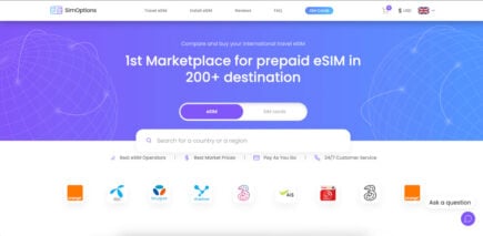 Homepage of SimOptions website