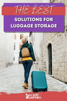 Navigating the Luggage Limbo SOLUTIONS For Luggage Storage Pinterest Image
