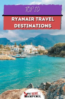 Top 10 Ryanair Destinations Pinterest Image