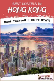 Best Hostels in Hong Kong Pinterest Image