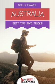 Solo Travel in Australia Pinterest Image