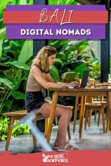 Digital Nomads in Bali Pinterest Image
