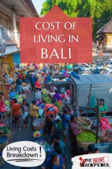 Cost of Living in Bali Pinterest Image