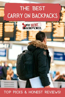 The Best Carry on Backpacks Pinterest Image