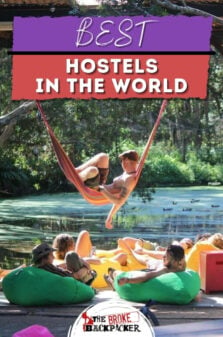Best Hostels in the World Pinterest Image
