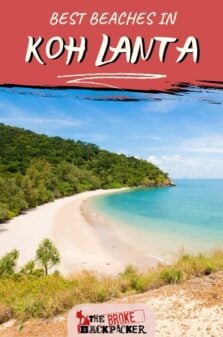 BEST Beaches on Koh Lanta Pinterest Image