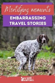 Embarrassing Travel Stories Pinterest Image