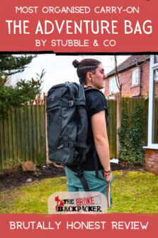 The Adventure Bag By Stubble & Co review Pinterest Image