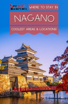 Where to Stay in Nagano Pinterest Image