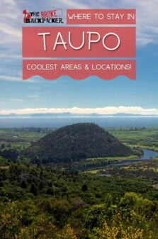 Where to Stay in Taupo Pinterest Image