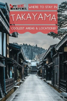 Where to Stay in Takayama Pinterest Image