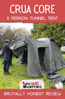 Crua CORE 6 PERSON TUNNEL TENT Review Pinterest Image